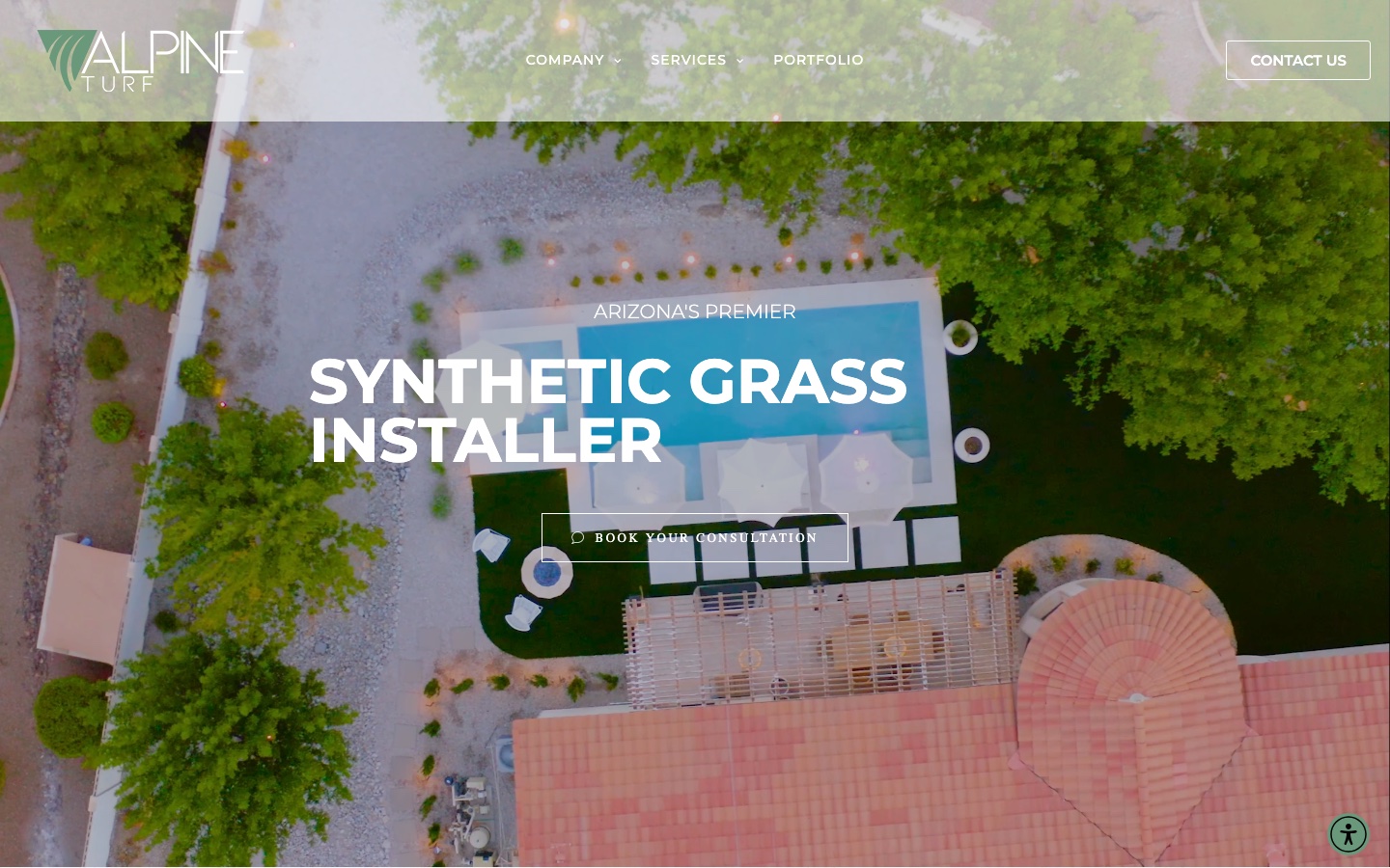 Alpine Turf website built by Provision Digital